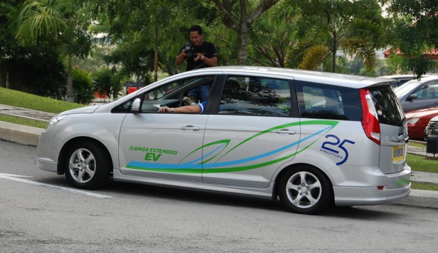 Proton Exora Range Extender Electric prototype tested