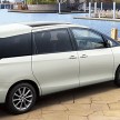 Toyota Estima MPV gets a new facelift for 2012