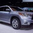 2014 Toyota Highlander – third-gen SUV debuts in NYC