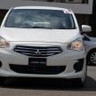 DRIVEN: Mitsubishi Attrage tried out on a Thai track