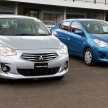 DRIVEN: Mitsubishi Attrage tried out on a Thai track