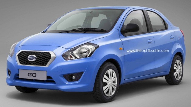 datsun go sedan render 01