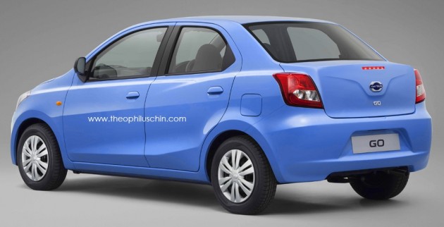 datsun go sedan render 03