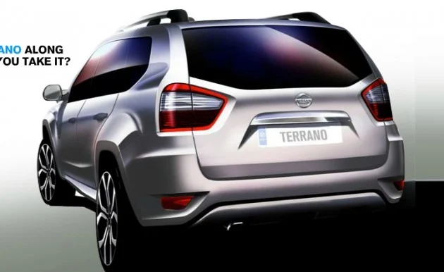 nissan-terrano-sketch rear