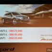 Honda Accord launched in Malaysia – from RM140k