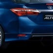 2014 Toyota Corolla Altis 1.8E, 2.0G and 2.0V estimated pricelist for Malaysia: RM115k to RM137k