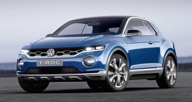 Die neue Volkswagen SUV-Studie T-ROC