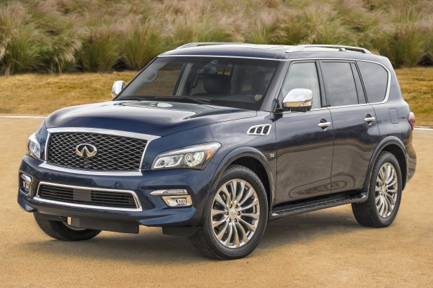 2015 Infiniti QX80 Press Photography