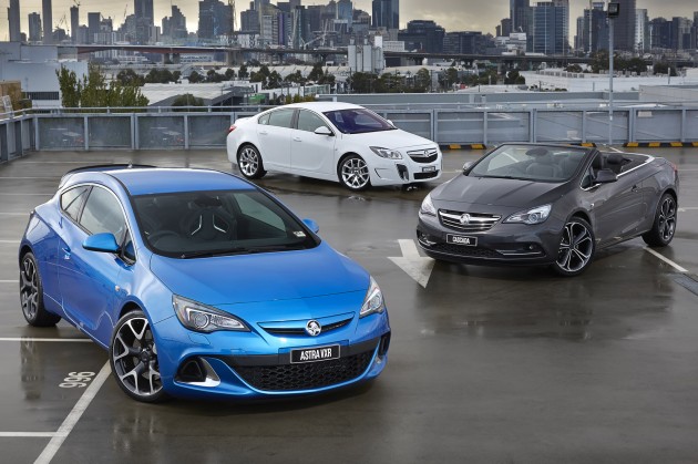 Holden Astra VXR Insignia VXR Cascada