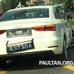 SPYSHOTS: Audi A3 Sedan 1.4T sighted in Glenmarie