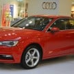 Audi A3 Sedan – on show at 1 Utama until August 10