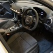 Audi A3 Sedan – on show at 1 Utama until August 10