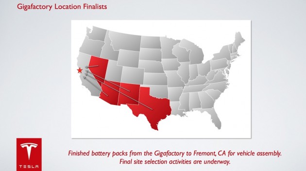 Tesla-gigafactory-locations