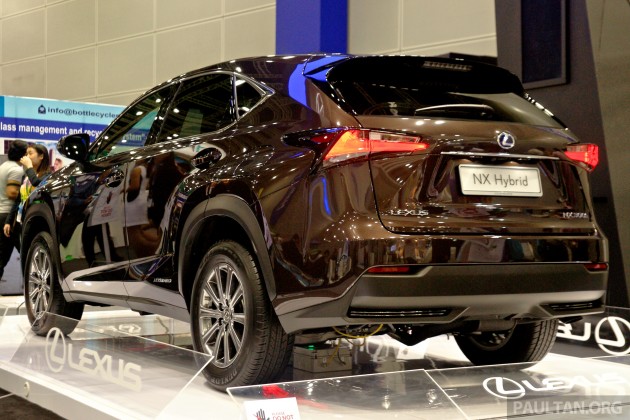 Lexus NX 300h on display at IGEM 2014 in KLCC