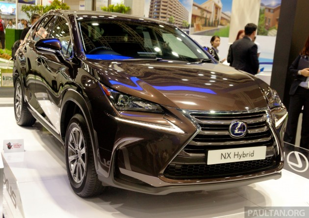 Lexus NX 300h on display at IGEM 2014 in KLCC