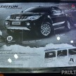 2015 Mitsubishi Triton shows up at Thai Motor Expo