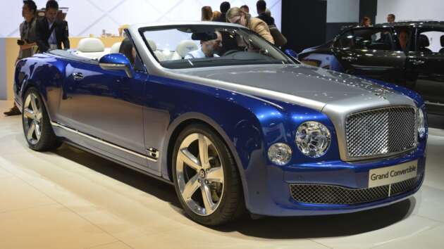 Bentley Grand Convertible concept goes topless in LA
