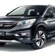 Honda CR-V facelift launched in Malaysia – new 2.0L 2WD, 2.0L 4WD and 2.4L 4WD, from RM139,800