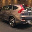 Honda CR-V facelift launched in Malaysia – new 2.0L 2WD, 2.0L 4WD and 2.4L 4WD, from RM139,800