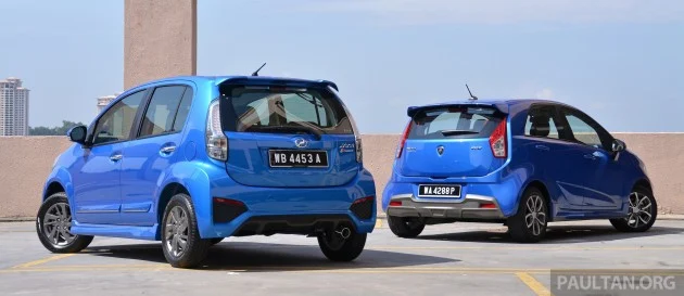 2015_Perodua_Myvi_facelift_vs_Proton_Iriz_ 003