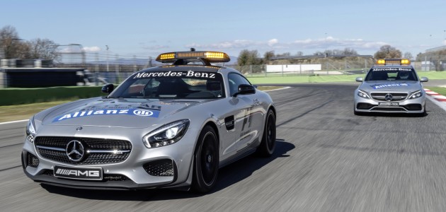 Mercedes-AMG GT S als Official Safety Car und Mercedes-AMG C 63 S T-Modell als Official Medical Car der FIA Formel 1 Weltmeisterschaft™	Mercedes-AMG GT S as Official Safety Car and Mercedes-AMG C 63 S Estate as Official Medical Car of the FIA Formula One World Championship™