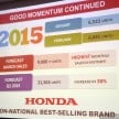 Honda Malaysia stays No 1 non-national passenger carmaker in Q1 2015, HR-V collects over 10k bookings
