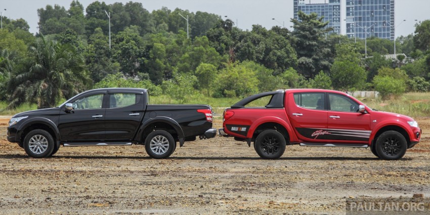 GALLERY: New and old Mitsubishi Triton, side-by-side 346572