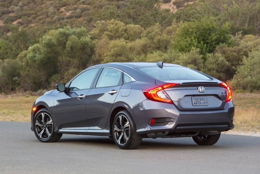 2016 Honda Civic – full technical details on the 10th gen sedan, which benchmarks the 3 Series, C-Class 393996