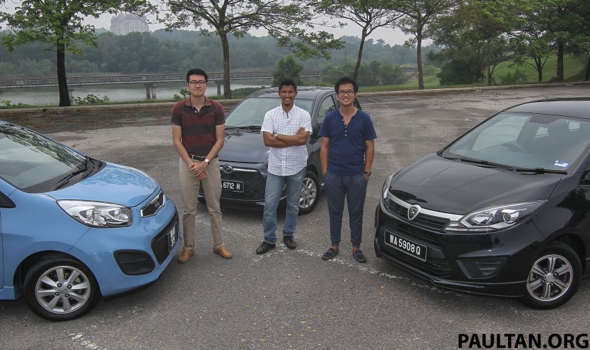 Driven Web Series 2015 #4: Malaysia’s cheapest cars – Perodua Axia 1.0 vs Proton Iriz 1.3 vs Kia Picanto 1.2 399235