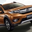Honda BR-V dijual di Thailand – varian lima- dan tujuh-tempat duduk, harga bermula RM86,600