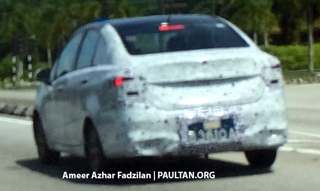 Proton Persona prototype spyshots 3