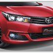 Toyota Corolla Altis updated for the Thai market, ESport Nurburgring Edition gets new bodykit