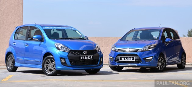 2015_Perodua_Myvi_facelift_vs_Proton_Iriz_-001_BM