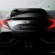 Imej awalan prototaip Honda Civic Hatchback tersebar