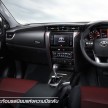 Toyota Fortuner TRD Sportivo dilancarkan di Thailand