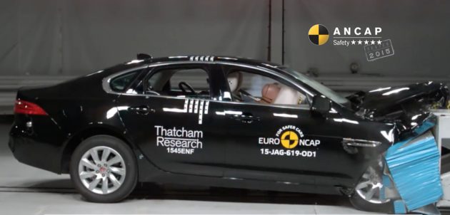 2016 Jaguar XF ANCAP crash test-01