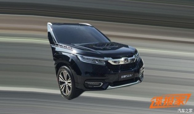 Honda UR-V spyshots 2-1
