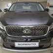 2016 Kia Sorento on display at dealers before launch