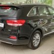 2016 Kia Sorento on display at dealers before launch