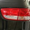 2016 Kia Sorento on display at dealers before launch