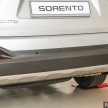2016 Kia Sorento on display at dealers before launch