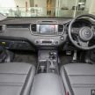 2016 Kia Sorento on display at dealers before launch