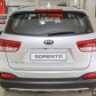 2016 Kia Sorento on display at dealers before launch