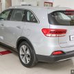 2016 Kia Sorento on display at dealers before launch