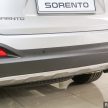 2016 Kia Sorento on display at dealers before launch