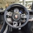 Porsche 911 facelift launched – Carrera, Carrera S and Carrera 4S, new 3.0 litre turbo flat-six, from RM870k