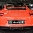 Porsche 911 facelift launched – Carrera, Carrera S and Carrera 4S, new 3.0 litre turbo flat-six, from RM870k
