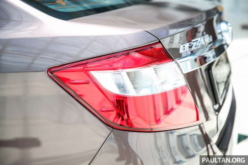 Perodua Bezza – senarai elemen varian demi varian 519859