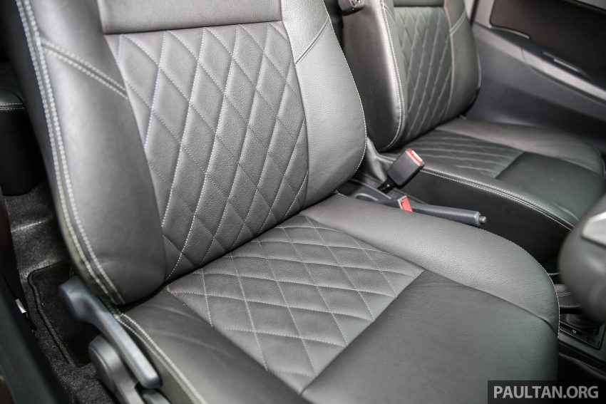 Perodua Bezza –  variant-by-variant equipment list 520169