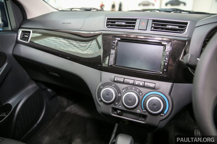 Perodua Bezza –  variant-by-variant equipment list 520159